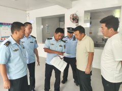 高台县宣化镇市场监管所对辖区学校食堂食物平